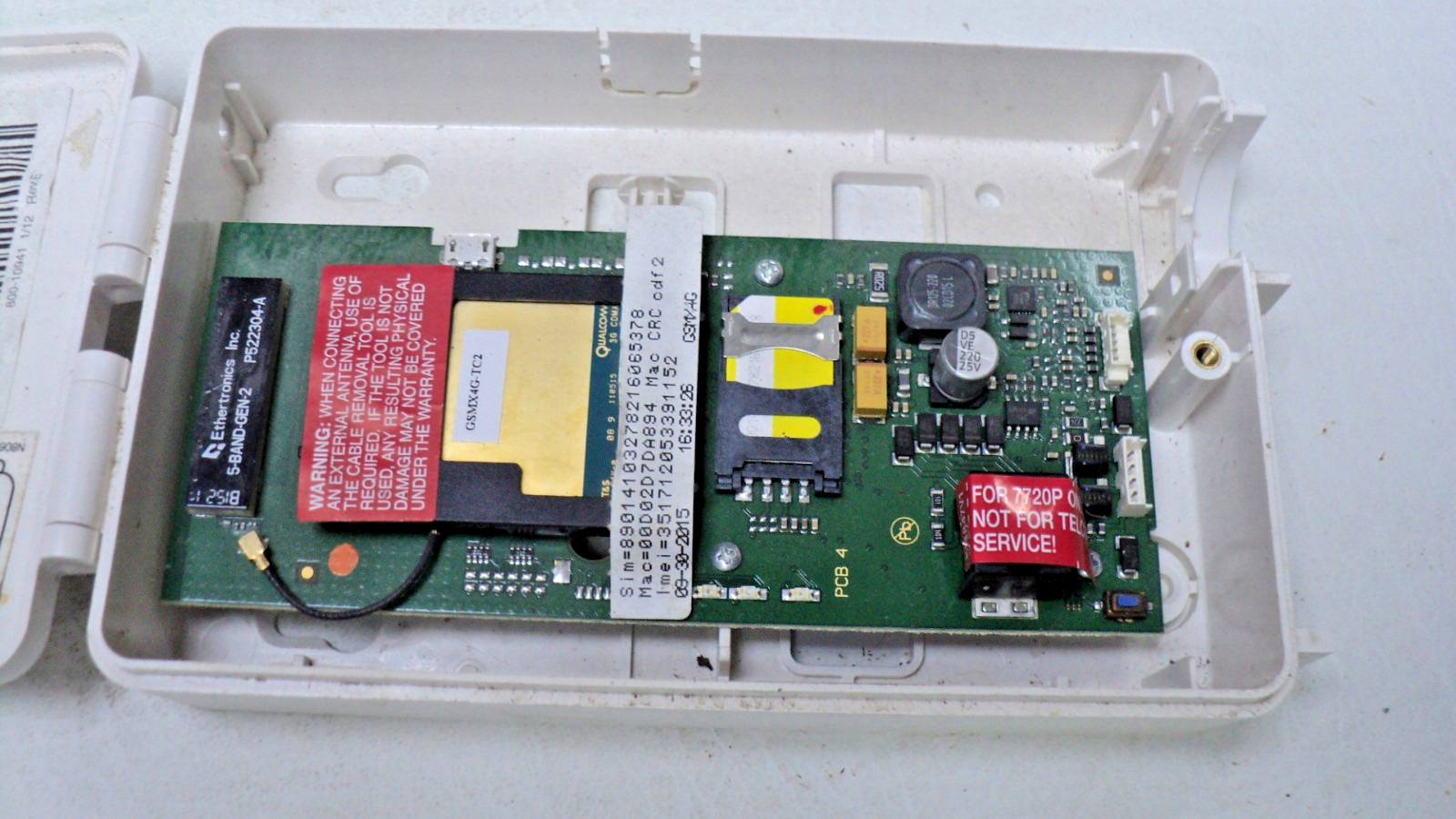 Honeywell IntelliPath Series 4G Communicator Model: GSMX4G