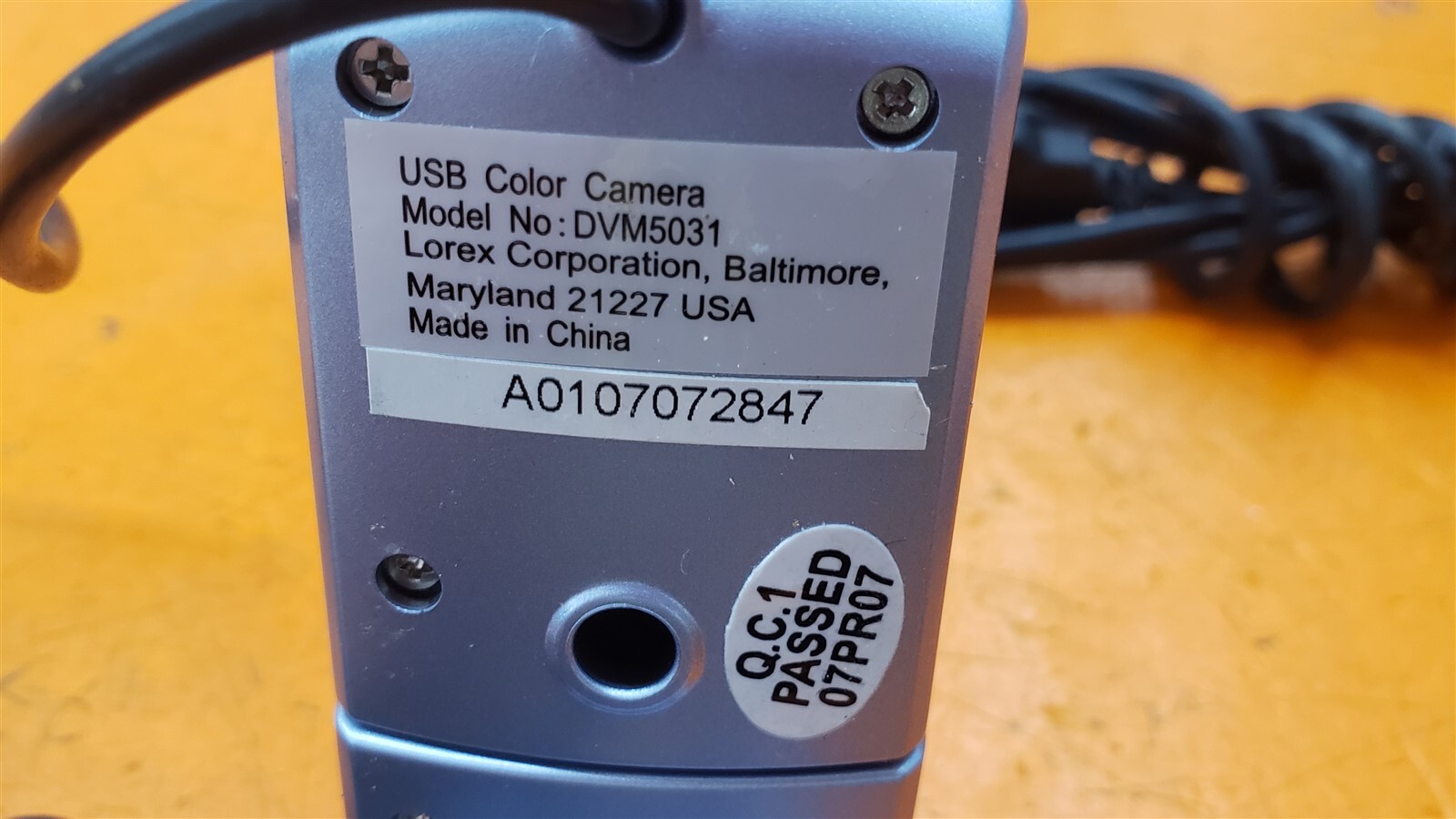 ⭐️⭐️⭐️⭐️⭐️ Lorex DVM5031 Personal Surveillance PC USB Camera