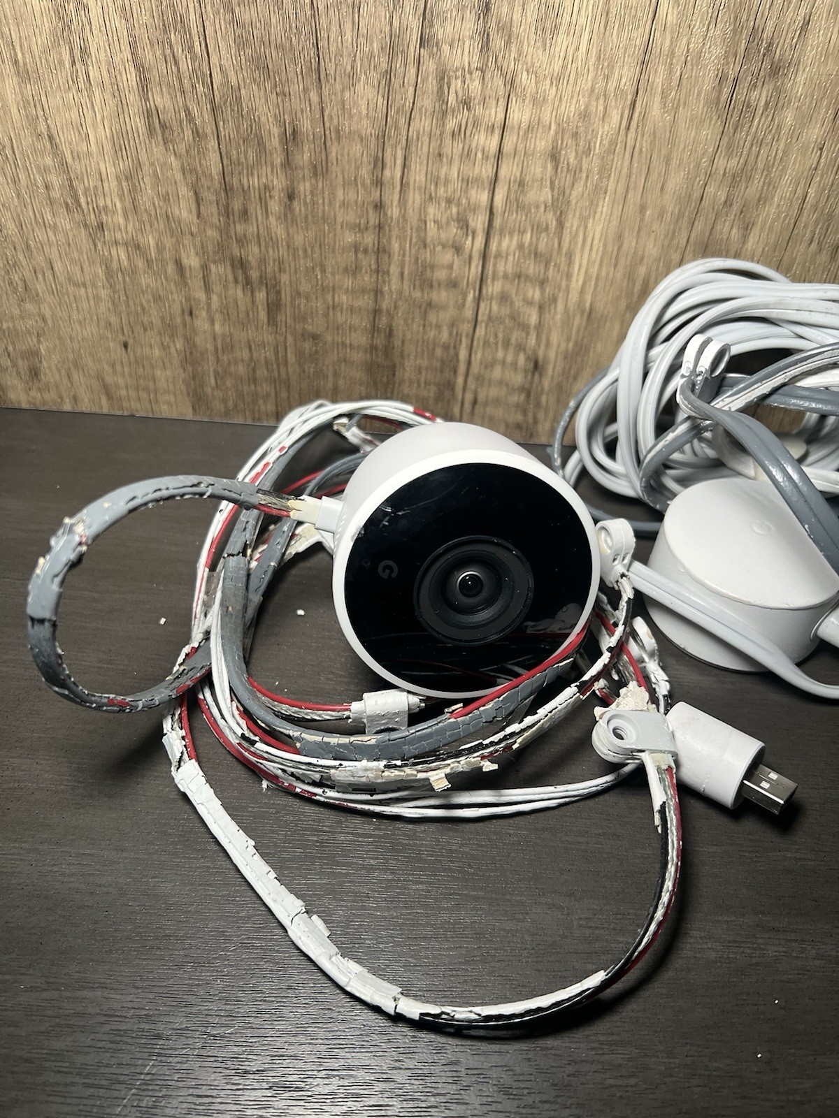 Google Nest Cam Outdoor Security Camera extension Wired NC2100ES Night Vision