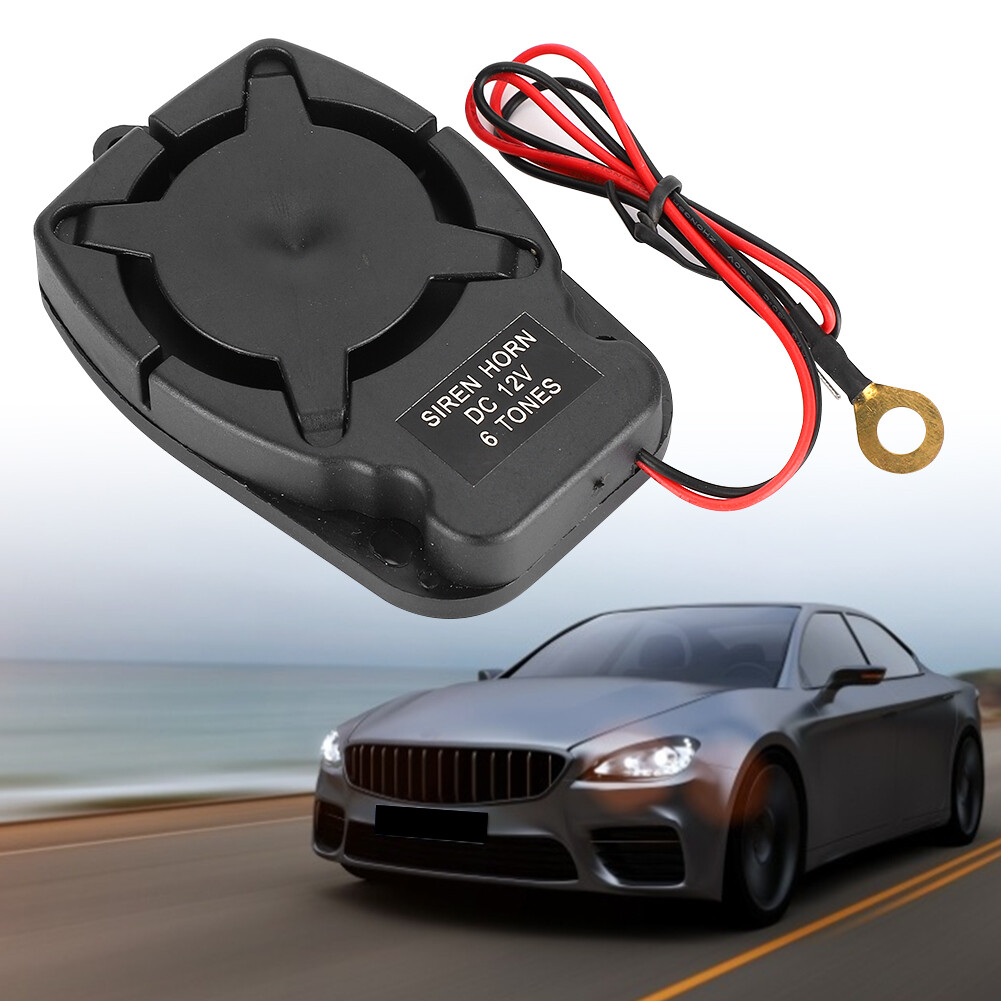 Car Alarm Speaker Horn With 6 Sound 110db DC12V Security System Accessories For