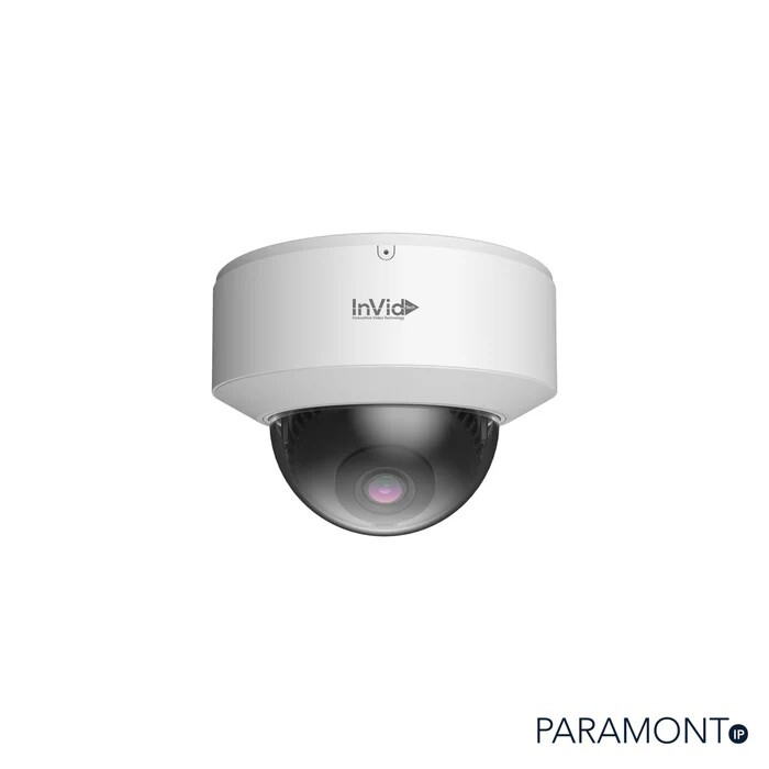 4 InVid Paramont 4MP IP Outdoor Dome Fixed AI Camera PAR-P4DRIR28NH-AI