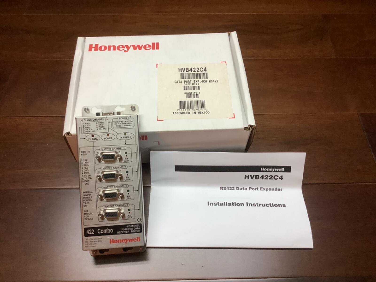 Honeywell Video HVB422C4 Data Port Expander 4 Channel RS422/485 Receiver-Driver