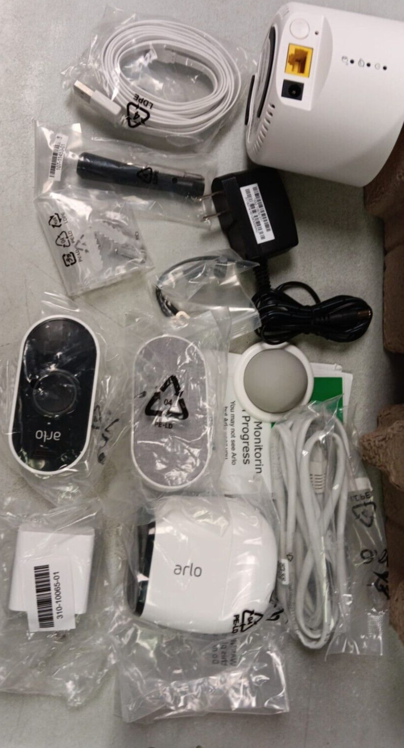 Arlo Smart Home Pro HD Camera Plus Audio Doorbell and Chime System