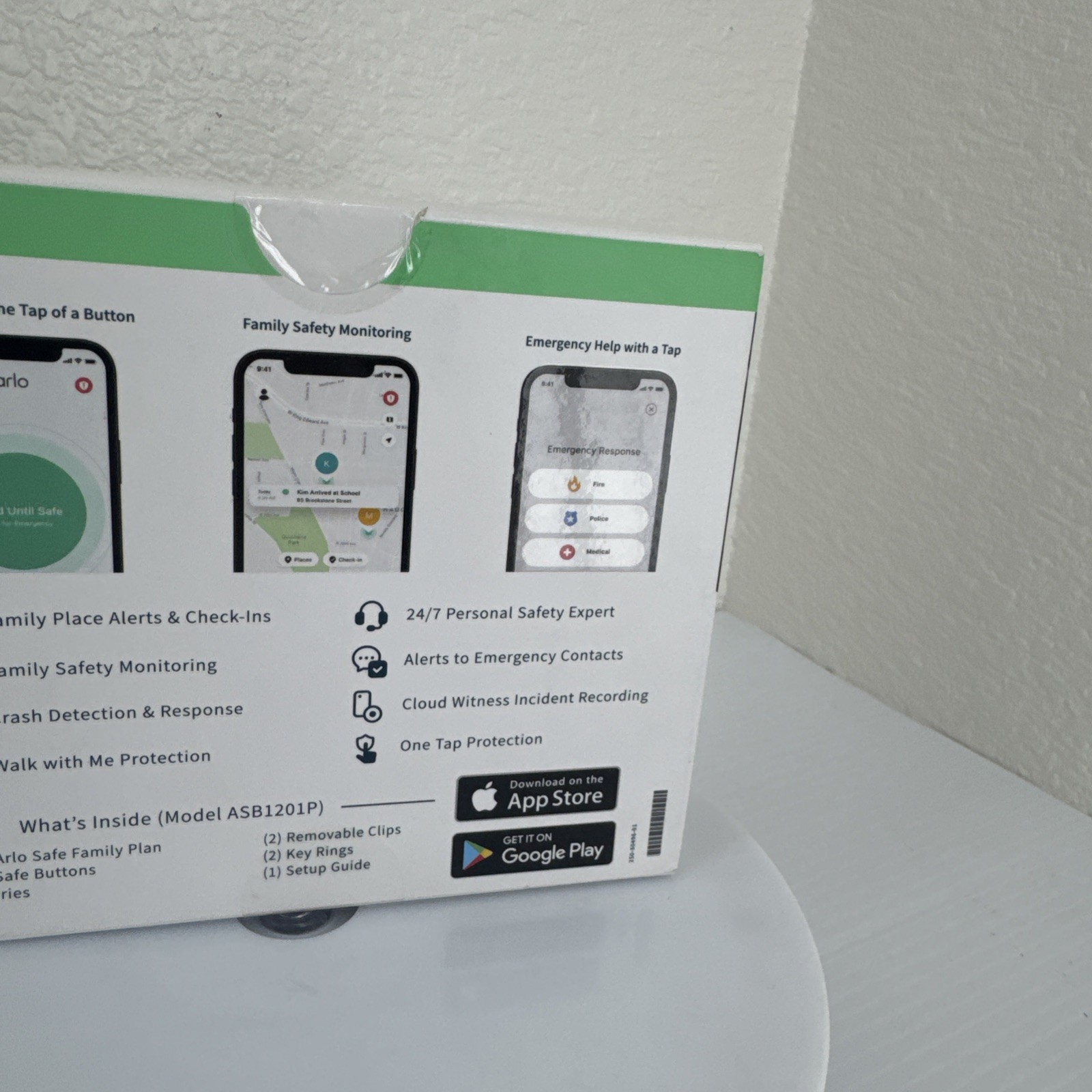Arlo Safe Family Bundle 1 Year Safe Family Plan and 2 Safe Button Accessories