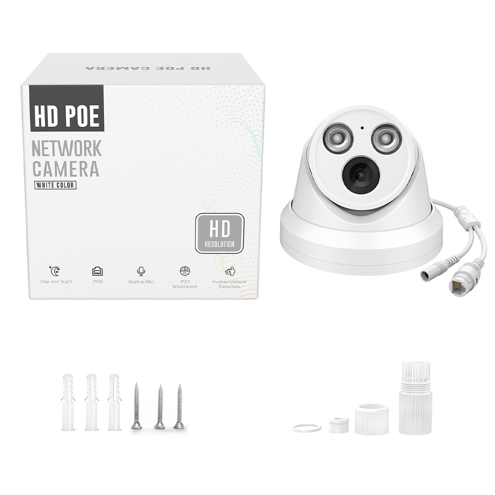 Vikylin 4K 16ch 16POE NVR CCTV System 8MP IP Camera Outdoor Indoor Mic IR30 Lot