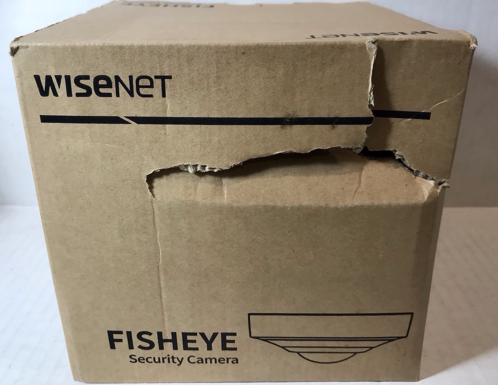 Hanwha Wisenet PNF-9010R 12MP 360° Fisheye IP Camera New Open Box PoE