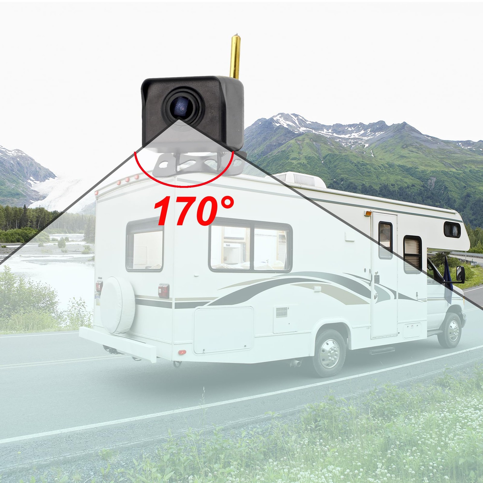 4.3-inch AHD IPS Monitor Mini Vehicle 720P Digital Wireless Backup Camera…