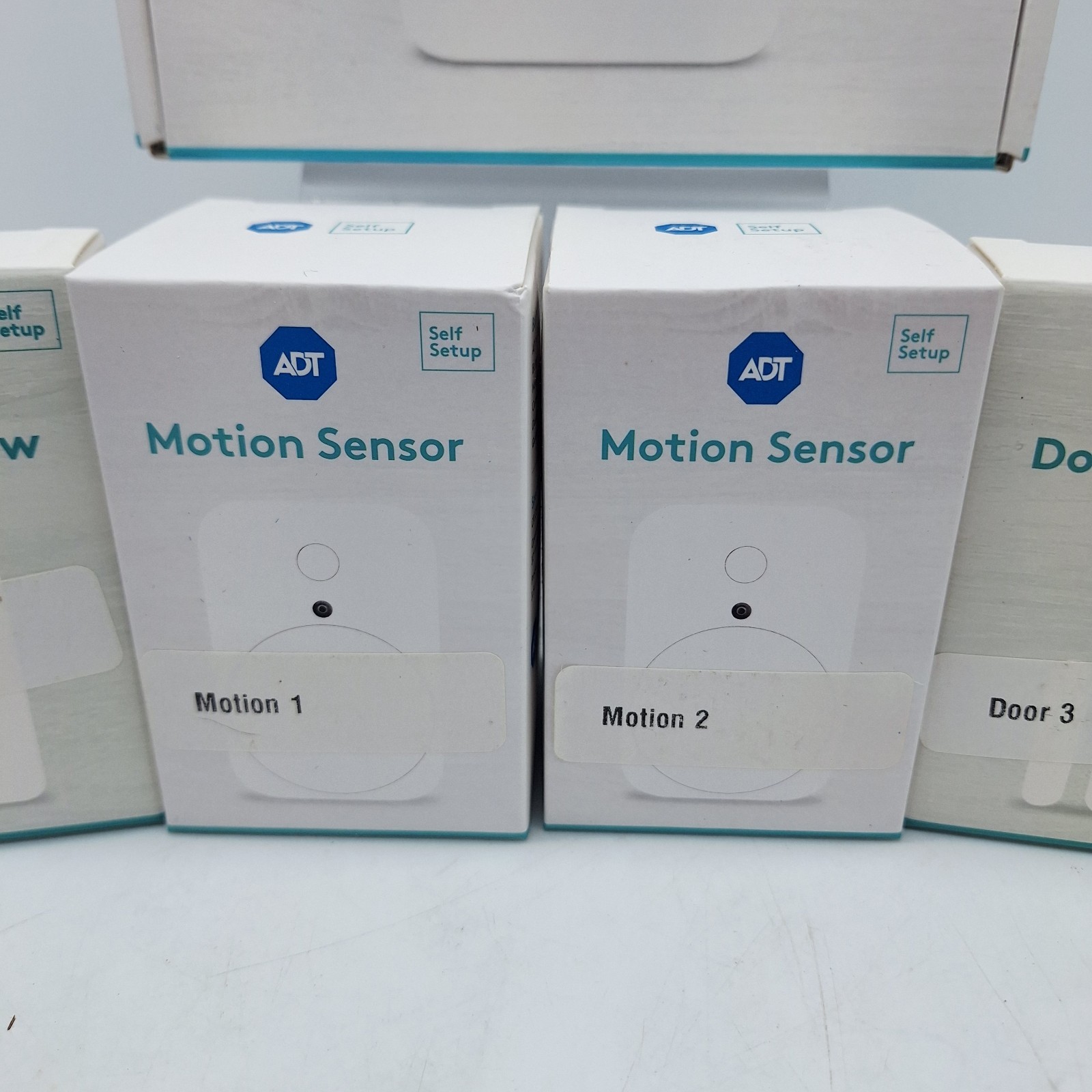 NEW ADT Self Setup Smart Home Hub w/ 2 Motion & 4 Door Window Sensor Alarm