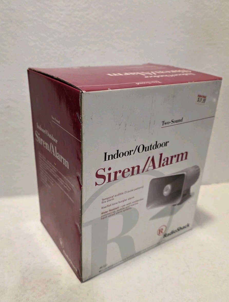  RadioShack Indoor/Outdoor, Siren/Alarm (Model 49-522)
