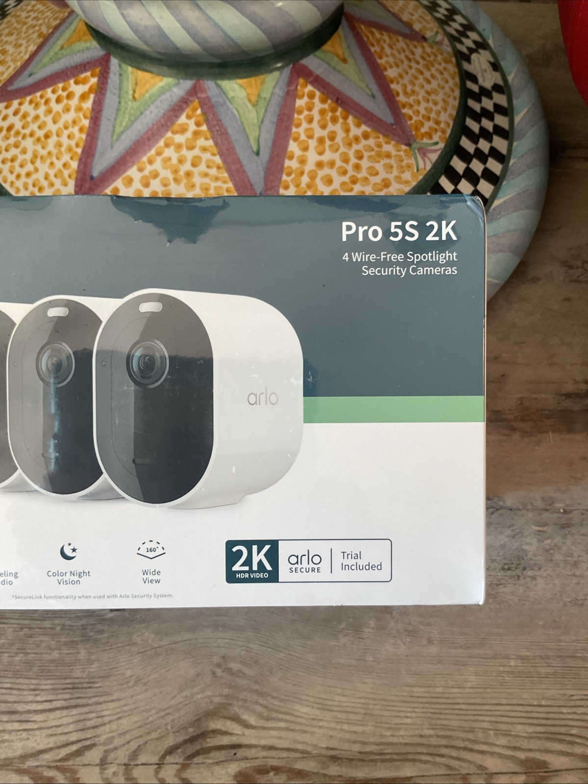 Arlo Pro 5S 2K Spotlight Camera Wireless Home Security Camera with Spotlight