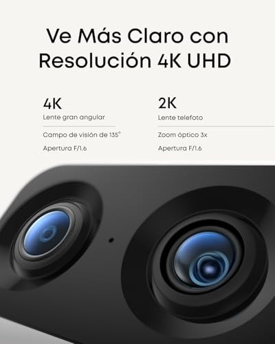 eufy Security Indoor Cam S350 with HomeBase 3, Dual Cameras, 4K UHD…