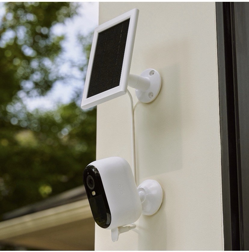3 Pack Arlo Essential Outdoor 2K Camera 2nd Generation with 3 Solar Panels Seal