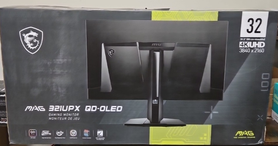 MSI MAG QD-OLED 32″ 4K UHD QUANTUM DOT OLED GAMING MONITOR 321UPX – BLACK-sw2