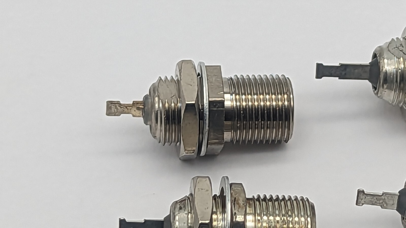 (10 PACK) F-61 CHASSIS PANEL MOUNT CONNECTOR – USA Seller VINTAGE TV