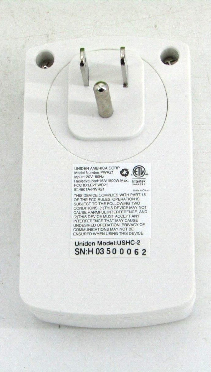 Uniden Home Security Kit w/ Siren Wireless Door/Window Sensors Light Switches