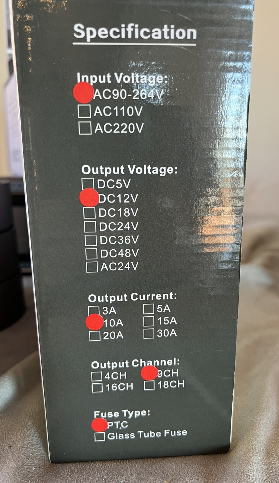 CCTV Lot 5 Infrared Cameras 7 Junction Boxes, Power Supply, H.264 8 Channel DVR