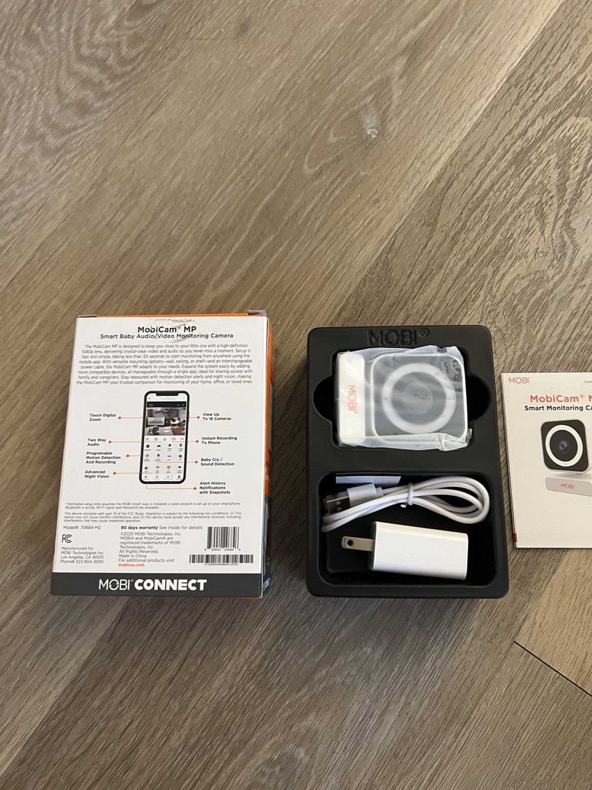 MobiCam MP Smart Baby Monitoring Camera, Security, Dual 2.4 & 5 GHz Wifi