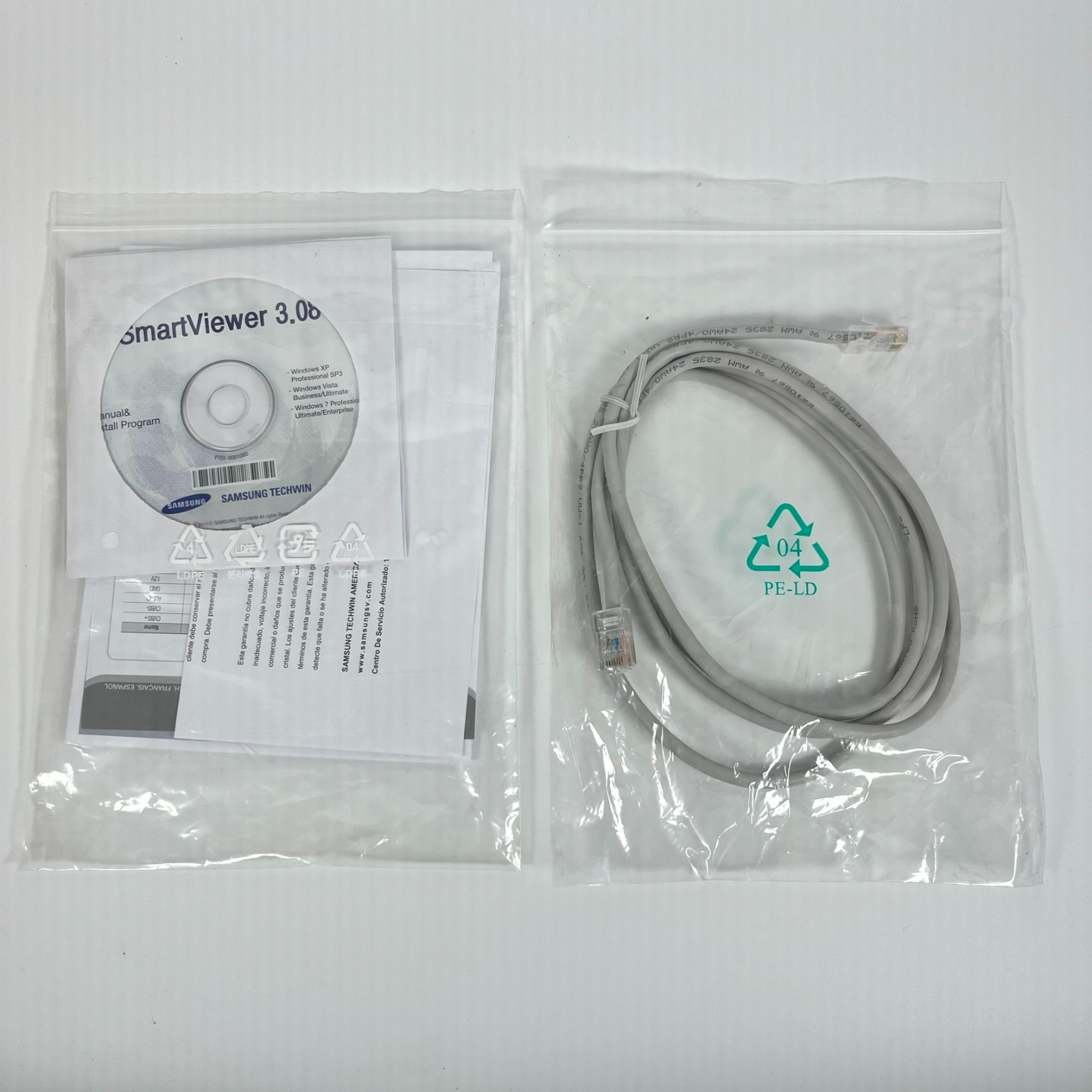 Samsung 4CH Real-Time DVR w/ 4 Hi-Res Cameras 1TB HDD #SDE-3003 New Open Box