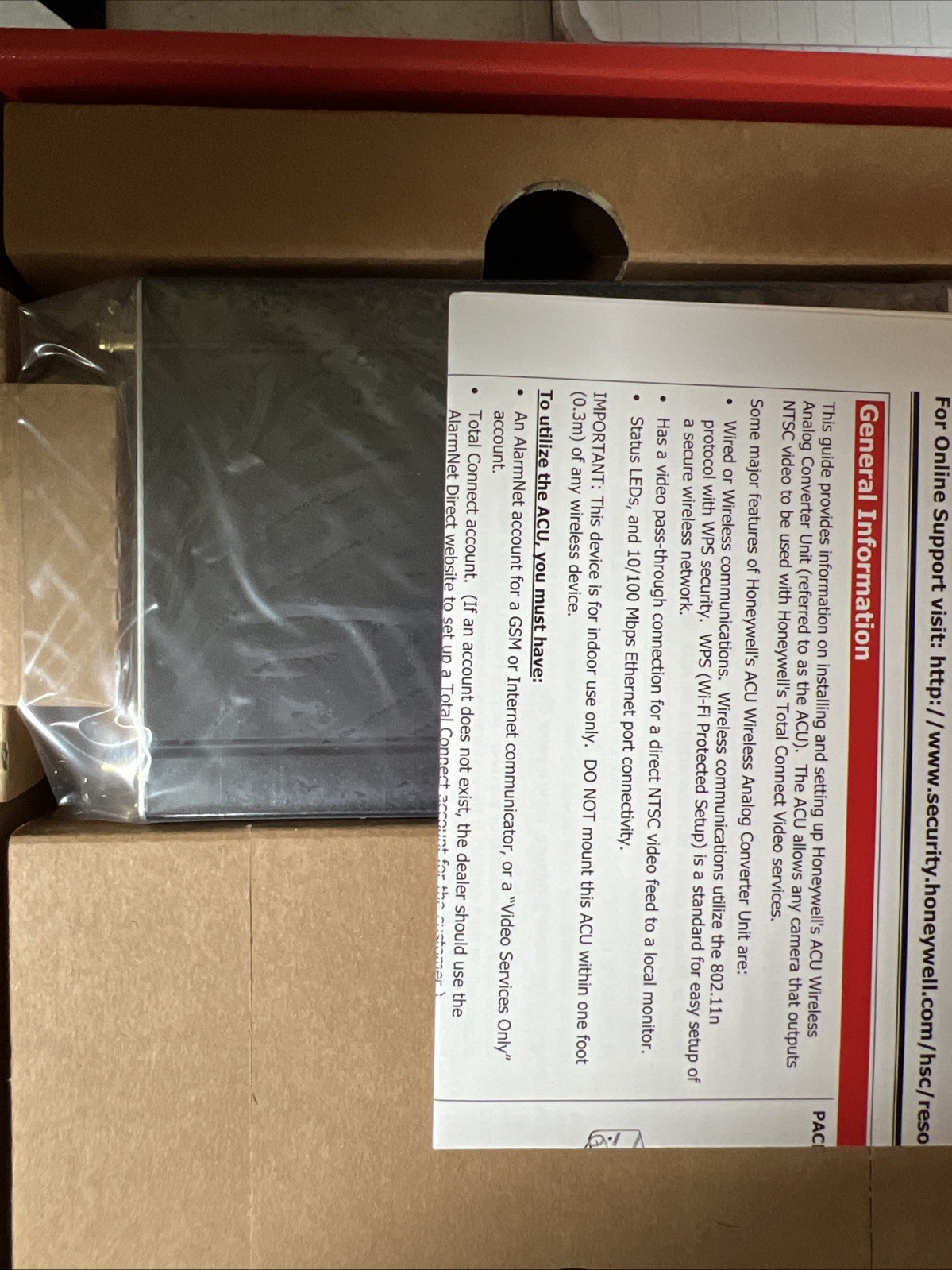 NEW Honeywell ACU Analog Converter Unit