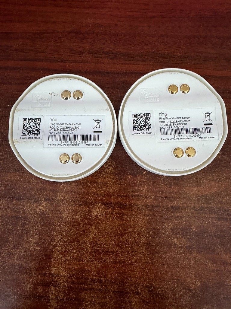 Ring Alarm Home Security Kit + Google Nest Thermostat + Water Sensors