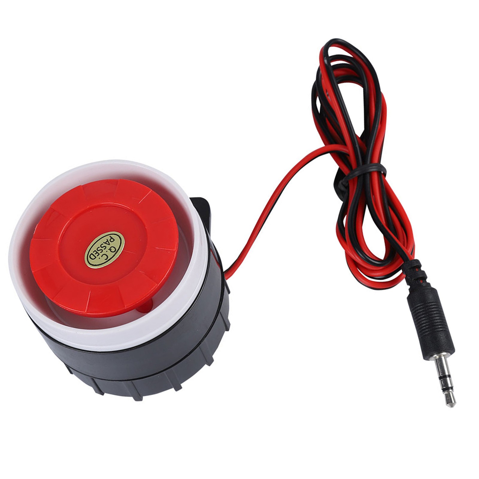 120dB DC 12V Mini Red Wired Horn Siren Sound Alarm System Warning Horn For H NEW