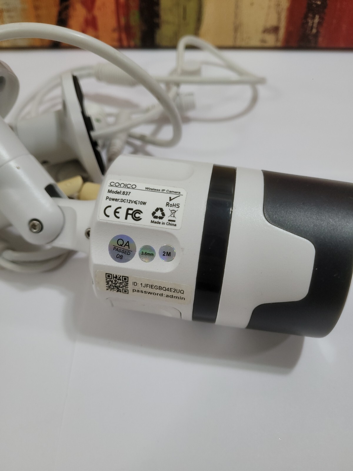 (2) Cooico IP66 1080P Outdoor Security Camera Model 837 *Untested For Parts*