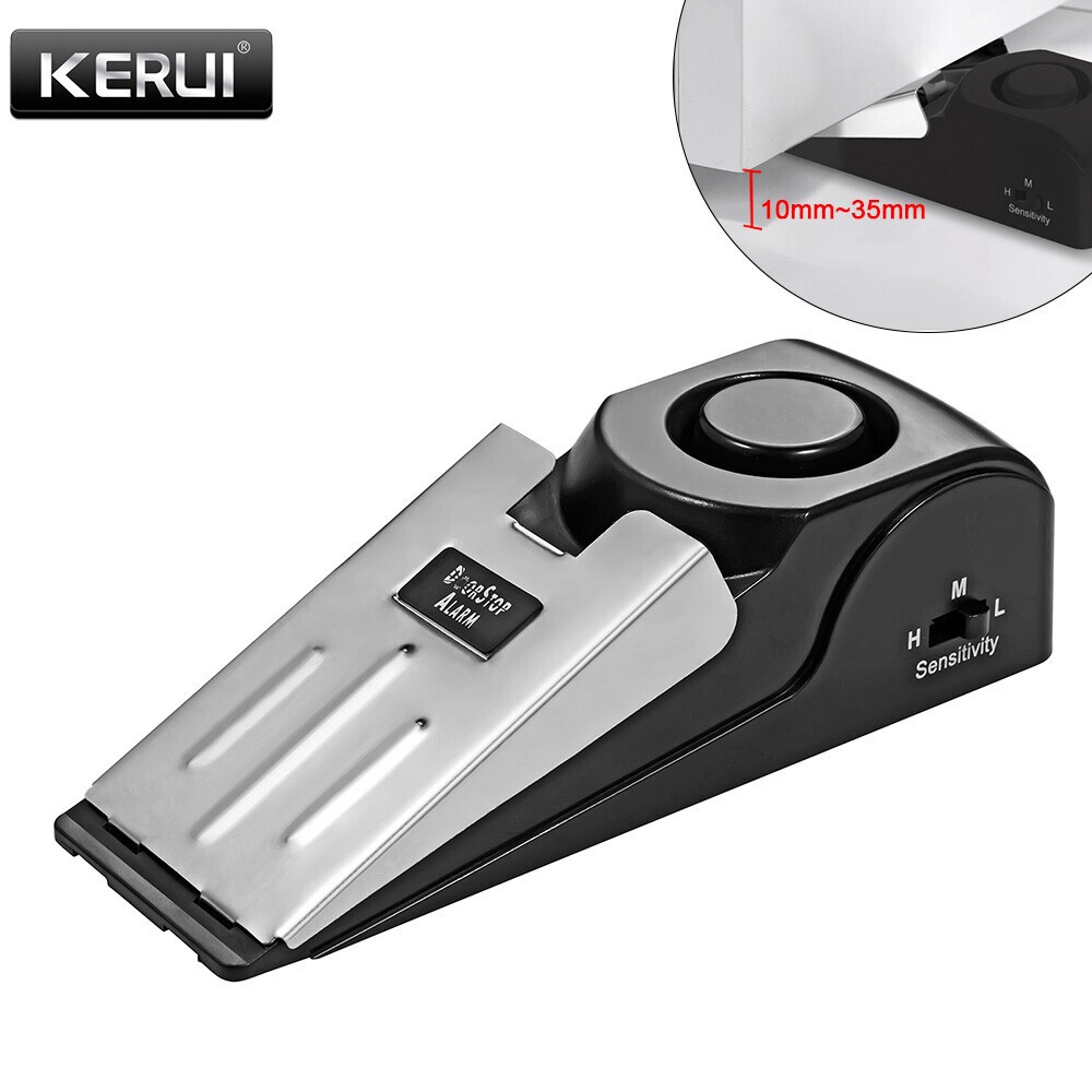 1-5 Pack Door Stop Security Alarm Wedge Stopper Portable Home Travel Anti‑Theft