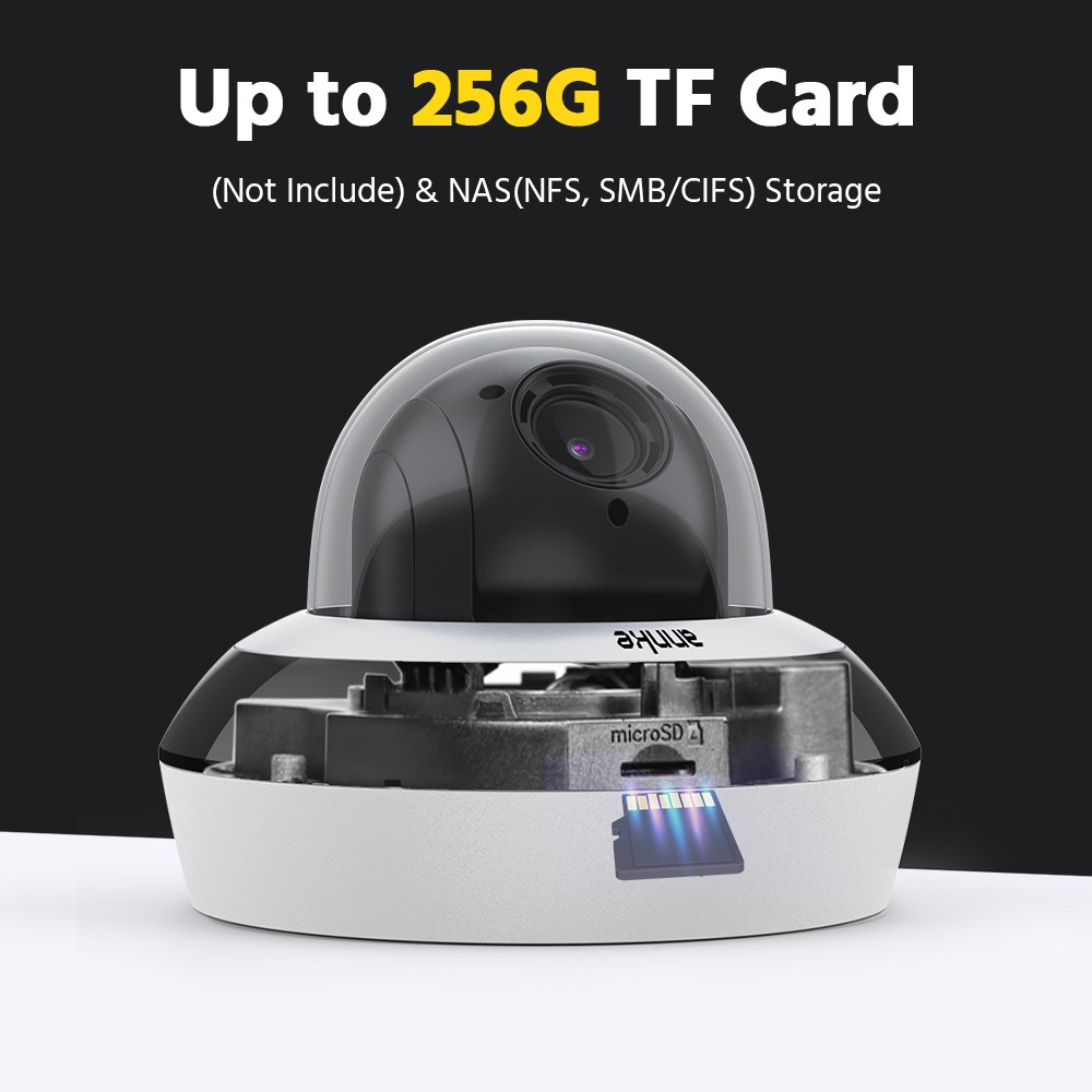 ANNKE CZ504P 3K 4X Optical Zoom PoE PTZ Security IP Camera Outdoor Color Night