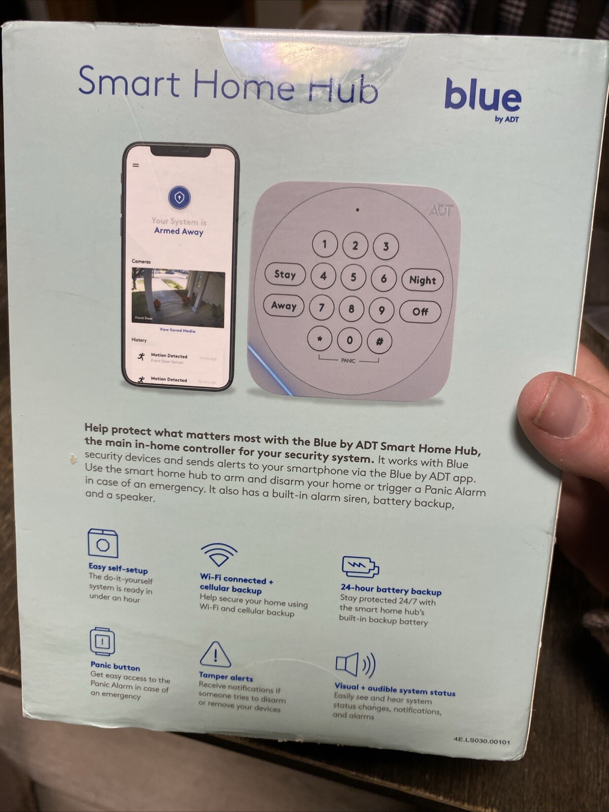 Blue by ADT Smart Home Hub Graphite S40LR0-01-PG New In Box