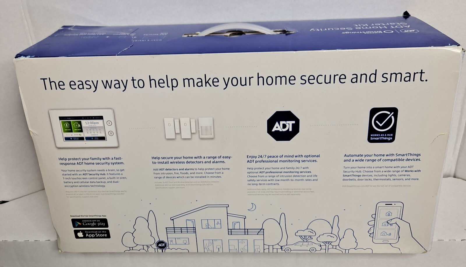 Samsung Smarthings ADT Home Security Starter Kit Alarm System New READ