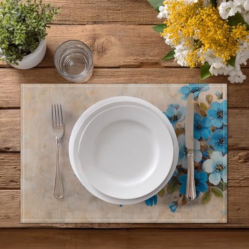Set of 4 12×18 Inch Spring Table Mats – Colors 20 – Set of 4