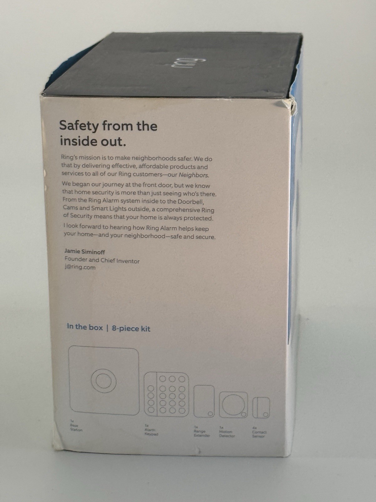 Ring Alarm 2nd Gen 8-Piece Home Security Kit Open Box Unused Complete