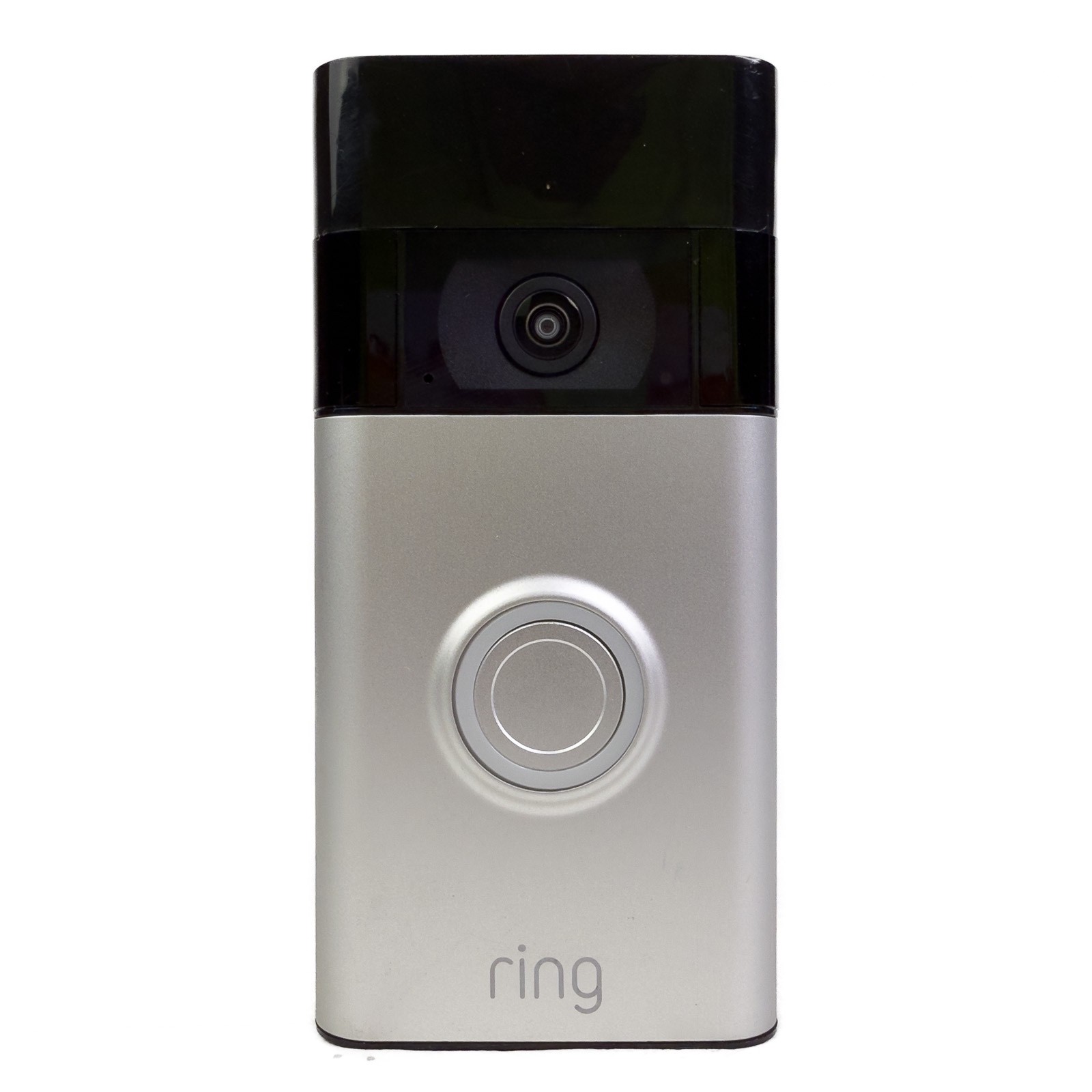 Ring 2nd Gen 5UM5E5 Silver & Black Night Vision 2-Way Talk 1080p Video Door Bell