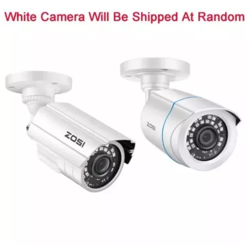 ZOSI 4PK 1080P HD Home TVI Security Cameras Outdoor CCTV Night Vision Alert IP66