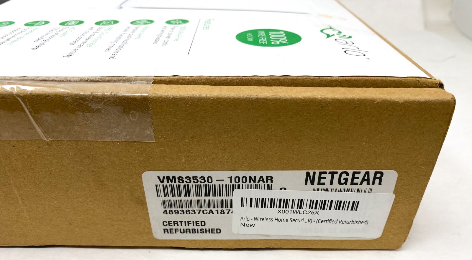 Arlo Netgear VMS3530 Security System 3 Wire-Free HD Cameras Open Box