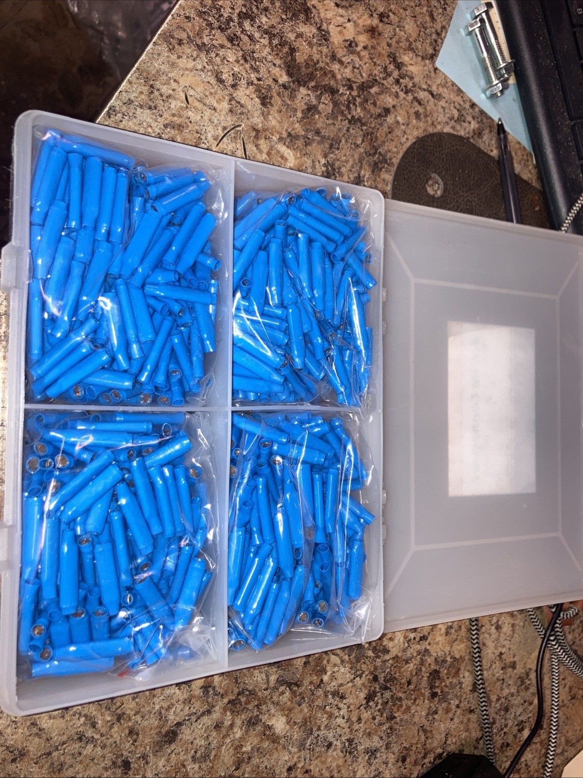 UPG Security Solutions B-Wire Connectors Filled Gel Crimp Blue 1000 Count