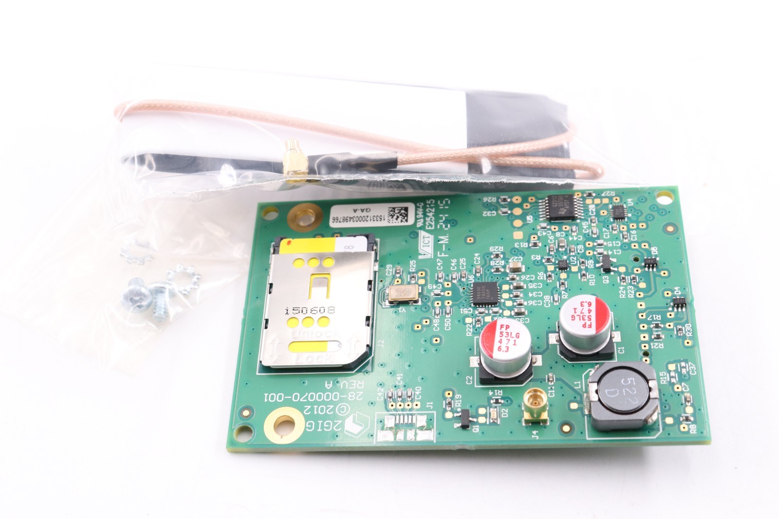 2GIG 2GIG-GC3GA-A/ANT3X AT&T 3G CELL RADIO MODULE W/ EXTERNAL ANTENNA FOR GC2