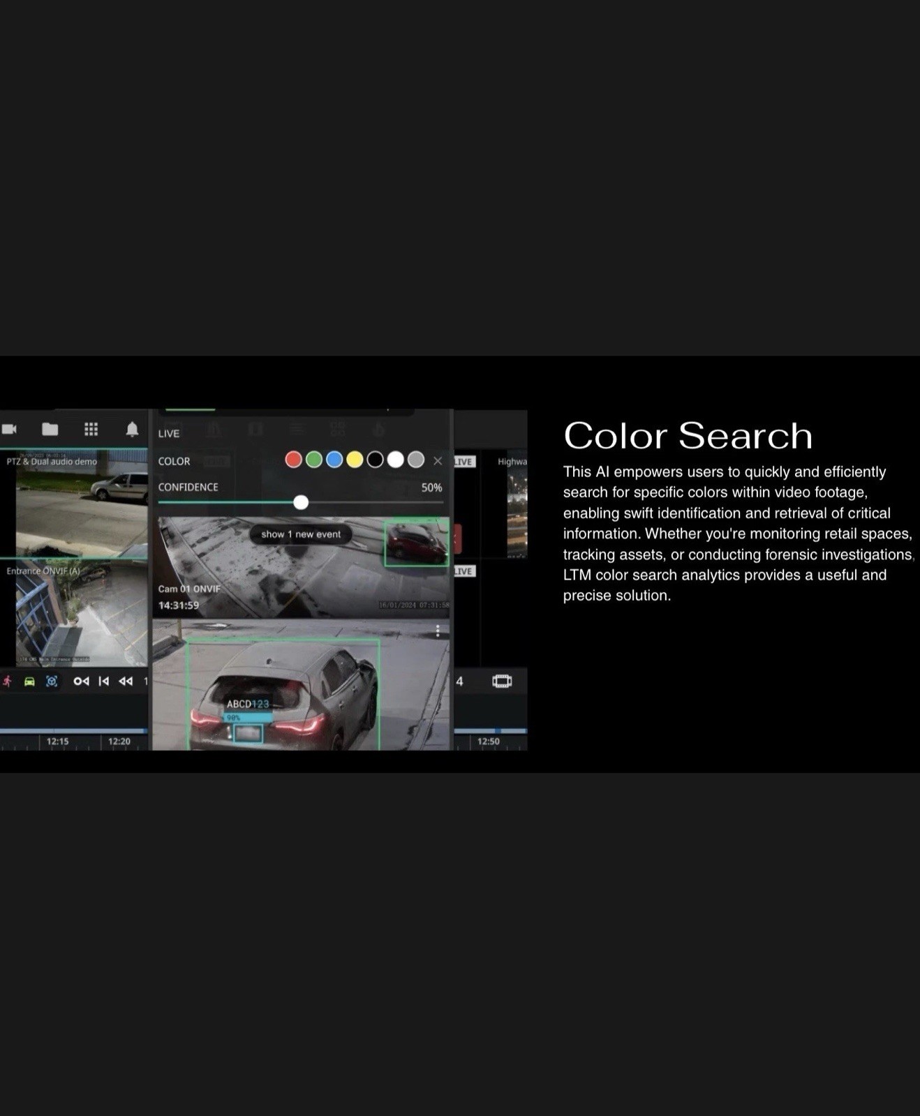 LIVETECMOBILE 4MP ColorHunter 4G Fixed Dual-light Bullet Network Camera