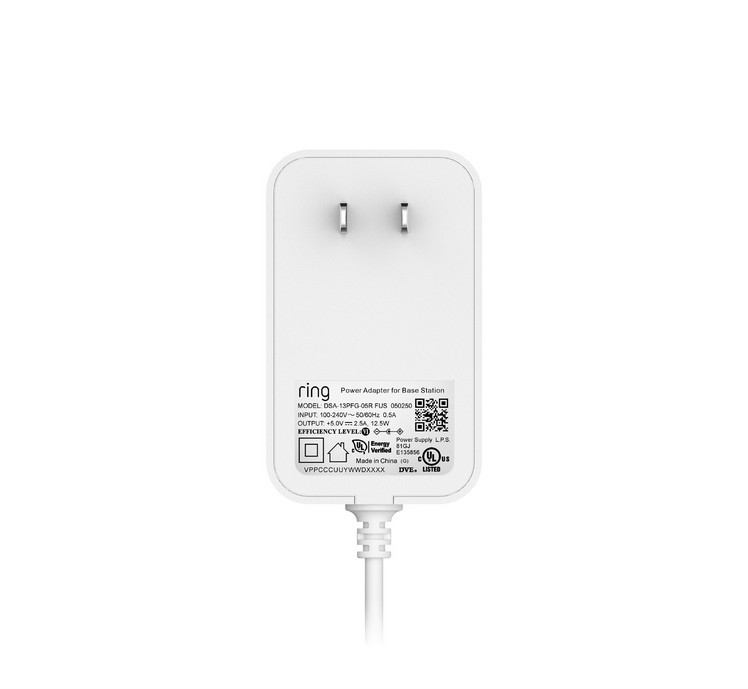 Ring Alarm Power Adapter for Base Station & Home Security Camera DSA-13PFG-05R