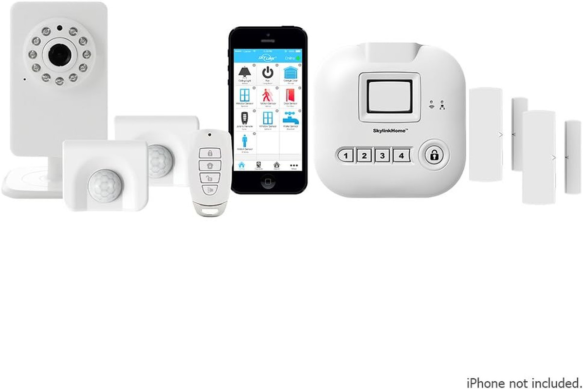 SK-250 Deluxe Connected Wireless Security Alarm and Home Automation System with