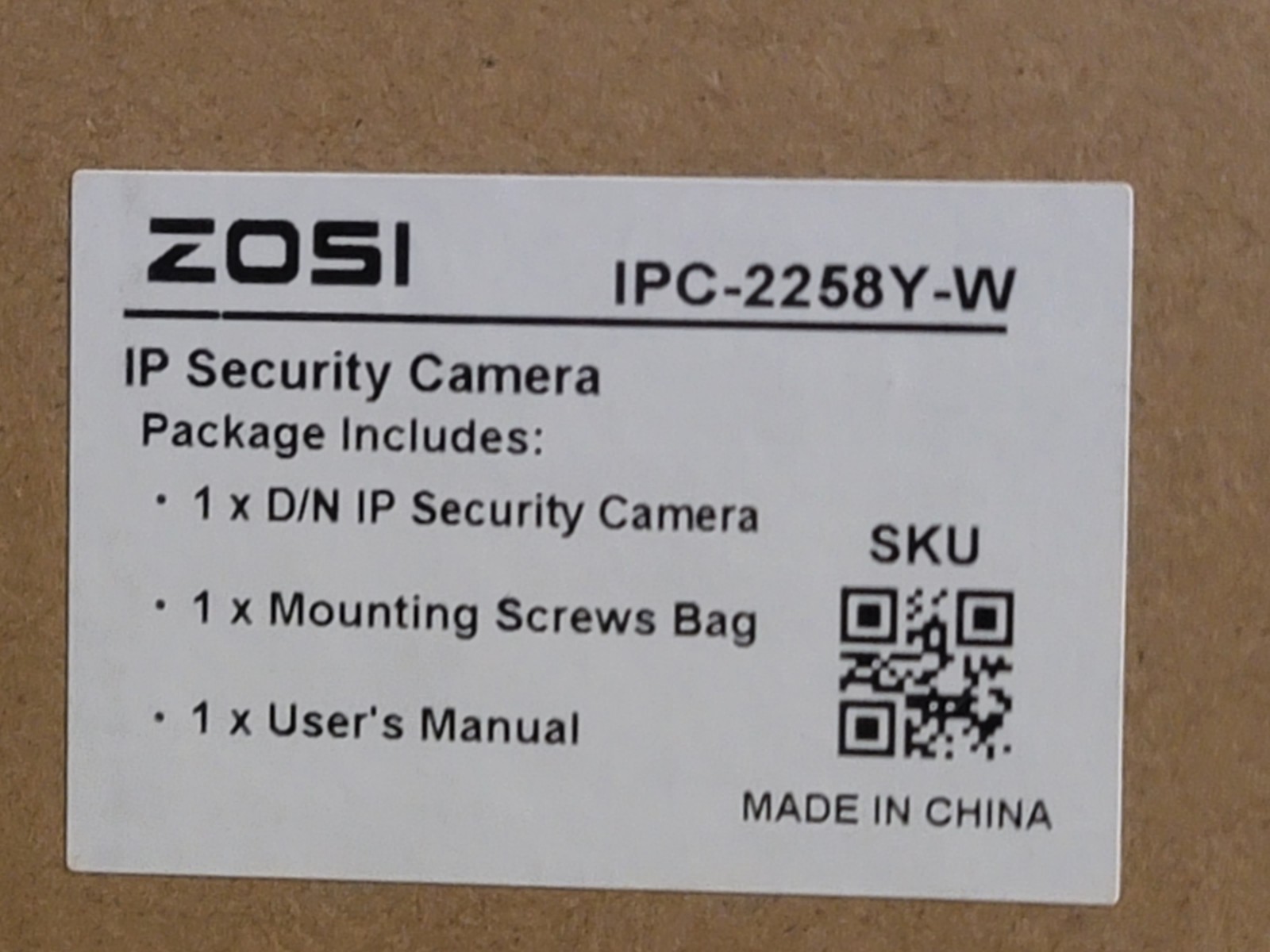 ZOSI 8CH 4K 8MP NVR PoE Security Camera System Outdoor 2TB OPEN BOX