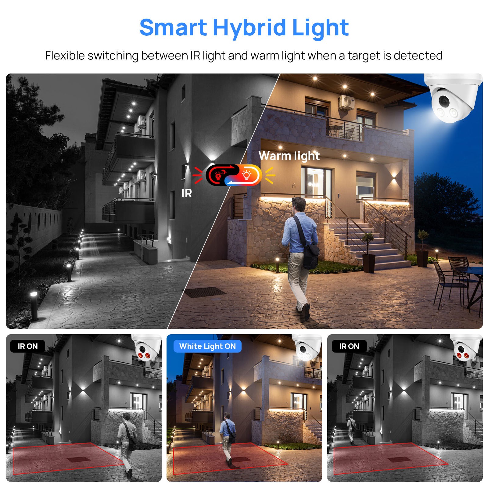 VIKYLIN 16CH NVR System Dual light Color+IR MIC POE 5MP Security camera kit Lot