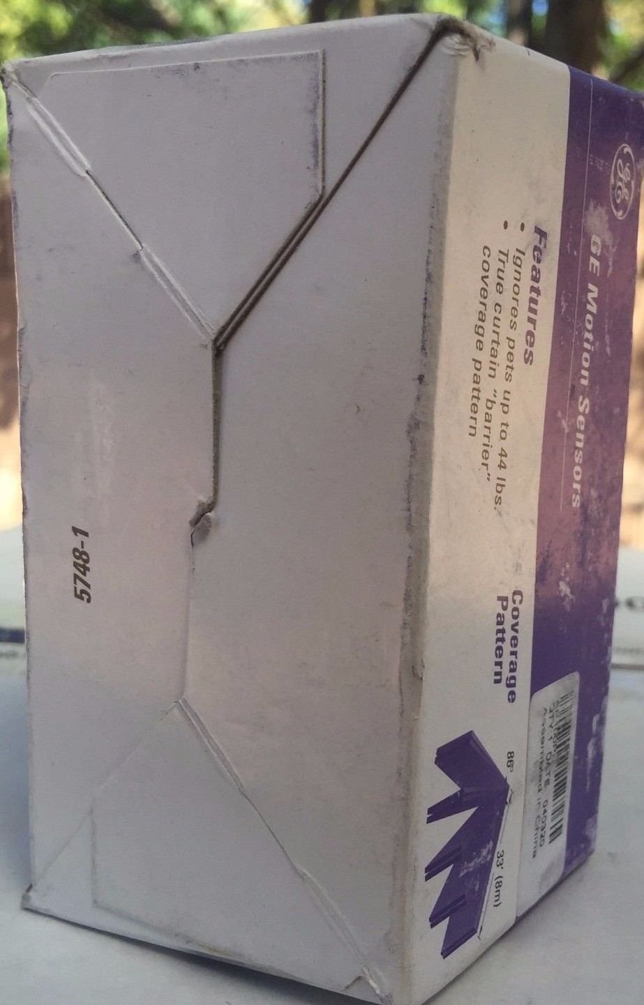 GE AP100PI Mirror Optic PIR Motion Sensor, With Pet Immunity