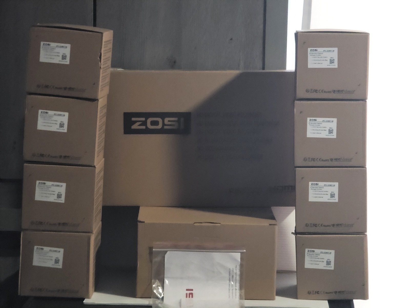 ZOSI 8CH 4K 8MP NVR PoE Security Camera System Outdoor 2TB OPEN BOX