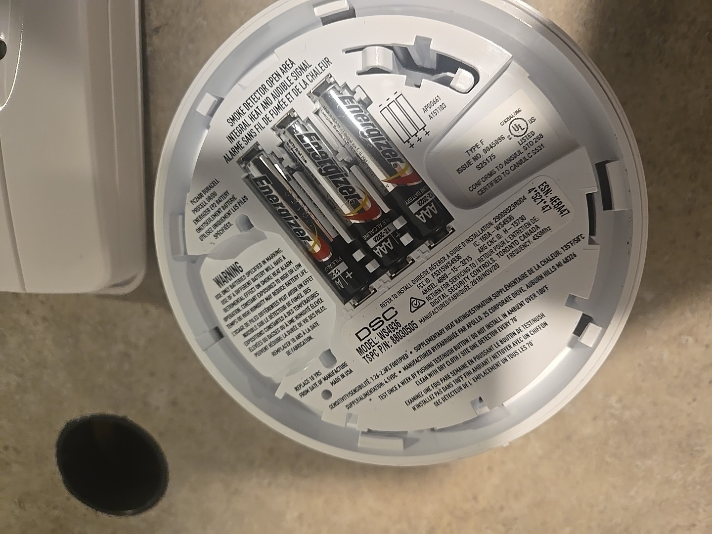 Adt Alarm System SCW9057-433