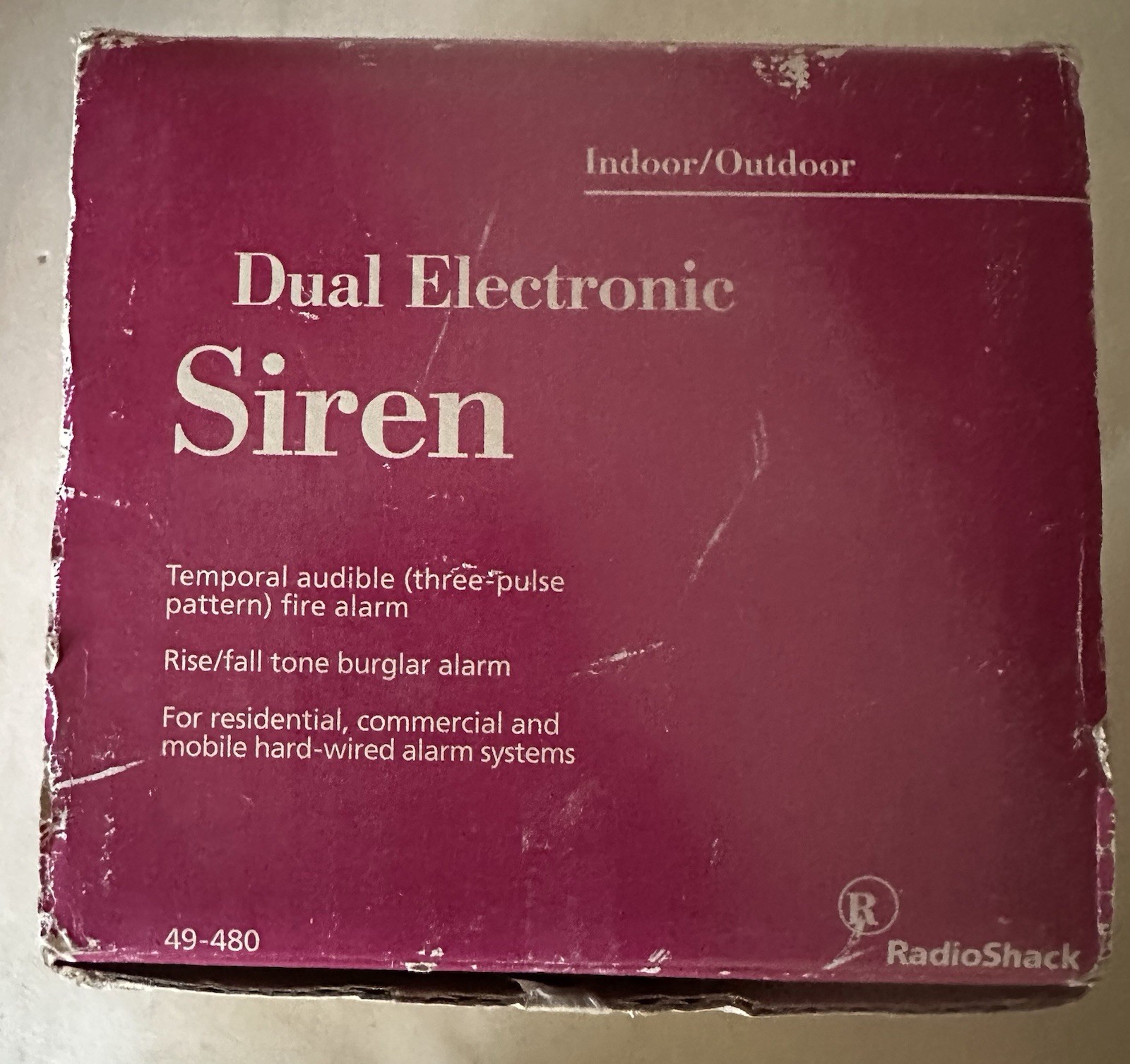 RadioShack 49-480 Dual Electronics Siren