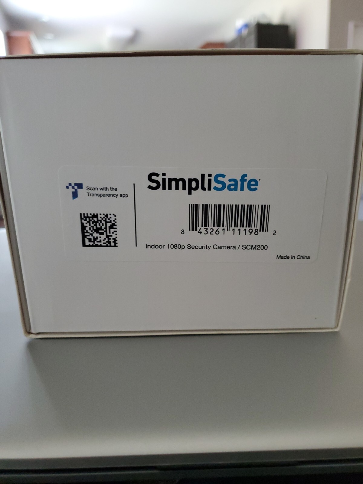 SimpliSafe HD Indoor SimpliCam 1080p Wireless Security Camera – Black