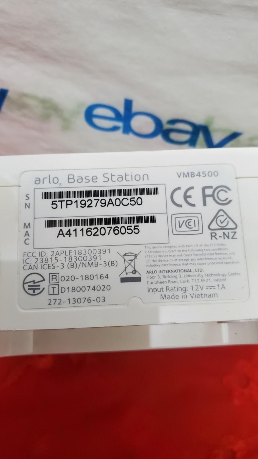 Genuine Arlo Ultra VMB4500 Smart Hub Wire-Free Pro, Pro 2, Pro 3 Base Station