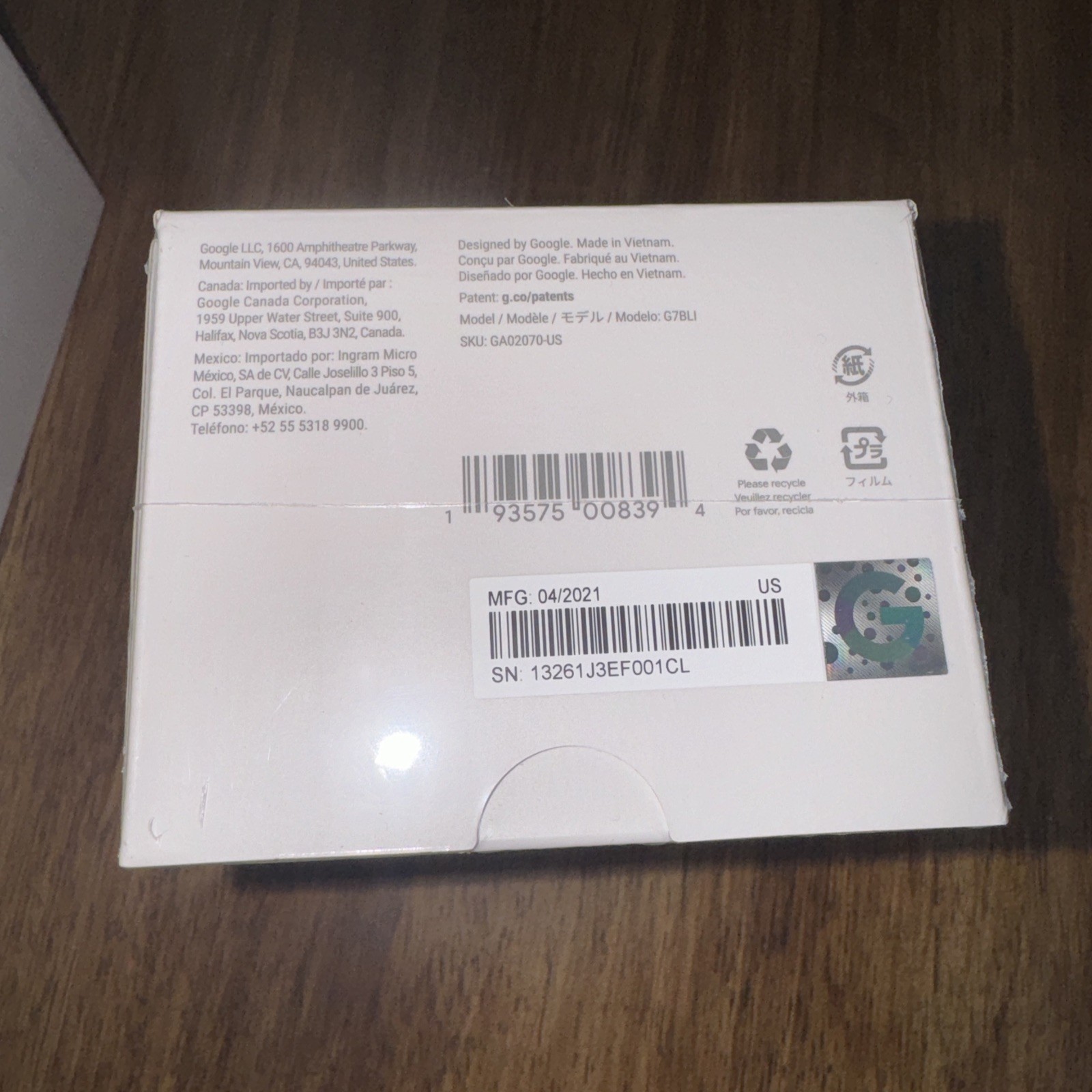 Google Nest Cam Stand GA02070-US Accessory For Indoor Camera