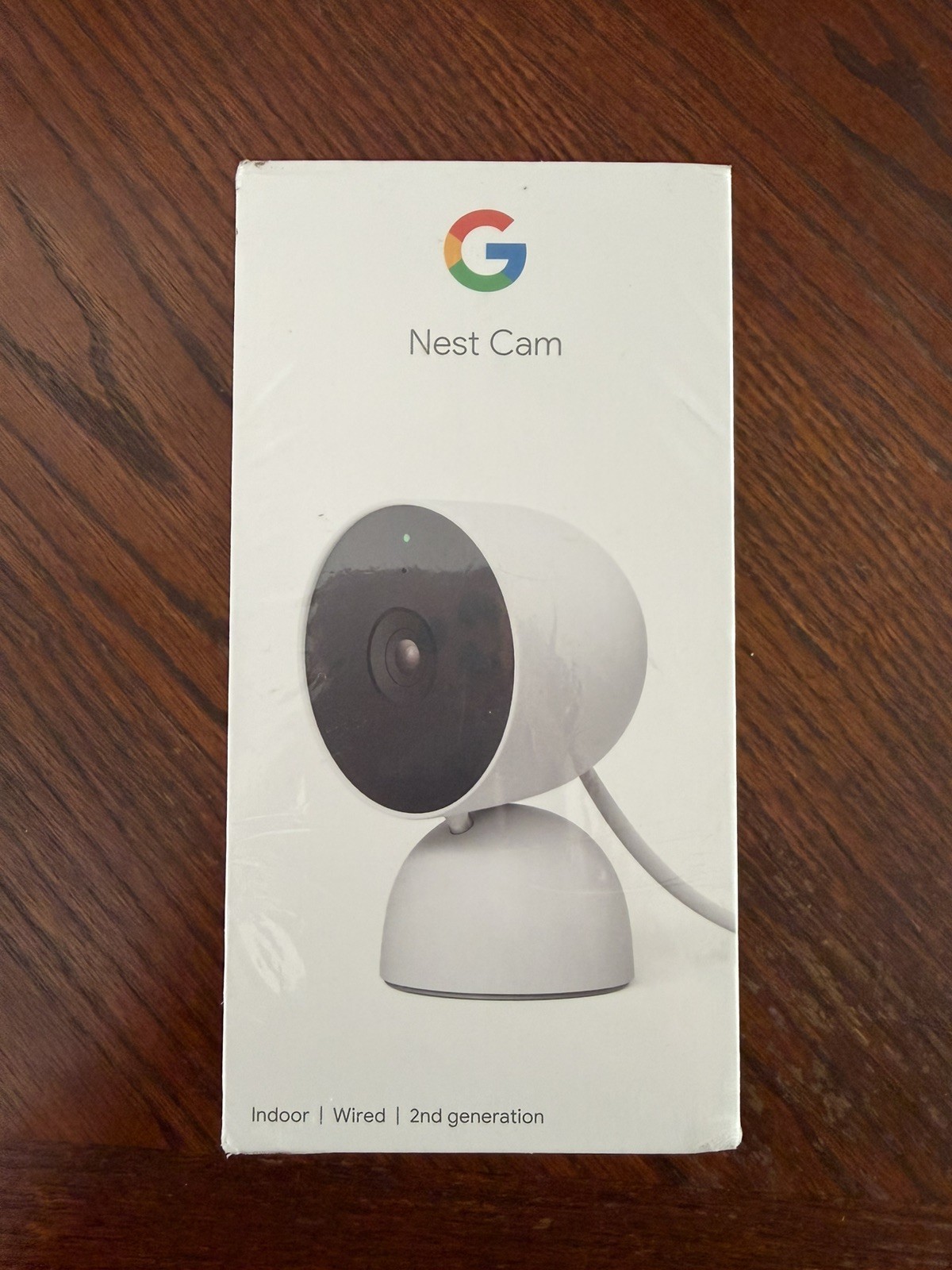 Google Nest Cam 2nd Gen Indoor Wired Security Camera Snow (Sealed Box)